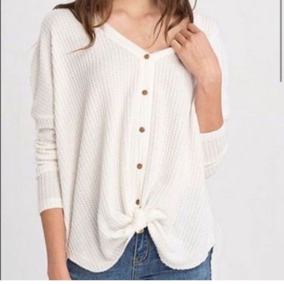 Urban Outfitters White Button-Down Top - Picture 1 of 5